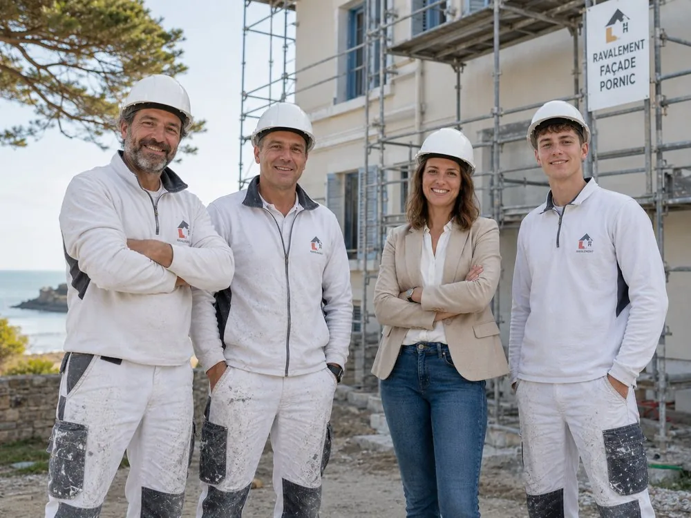 L'équipe Ravalement Façade Pornic — façadiers RGE Qualibat sur la Côte de Jade