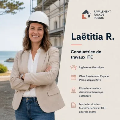 Laëtitia R. — Conductrice de travaux ITE Pornic