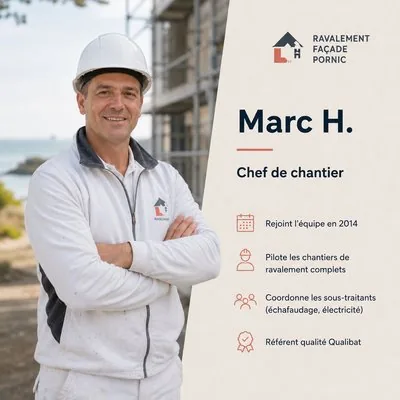 Marc H. — Chef de chantier, ravalement façade Pornic